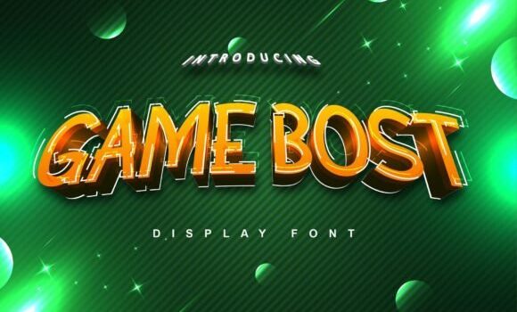 Game Bost Font: Fonts Free Download Game Bost Font - Featured Image