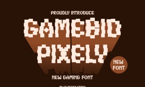 Gamebid Pixely Font: Fonts Free Download Gamebid Pixely Font - Featured Image