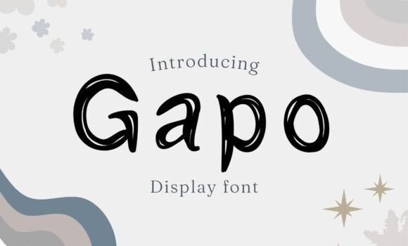 Gapo Font: Fonts Free Download Gapo Font - Featured Image