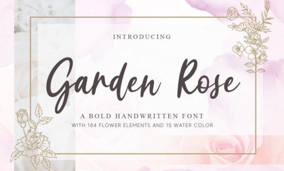 Garden Rose Font: Fonts Free Download Garden Rose Font - Featured Image