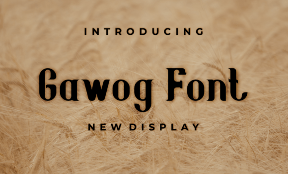 Gawog Font - Featured Image