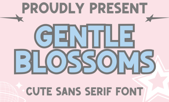 Gentle Blossoms Font: Fonts Free Download Gentle Blossoms Font - Featured Image