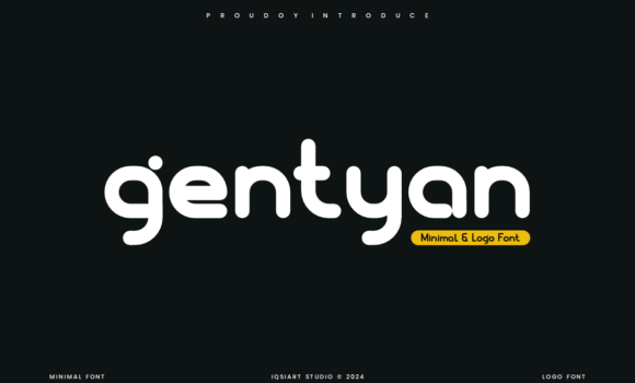 Gentyan Font - Featured Image