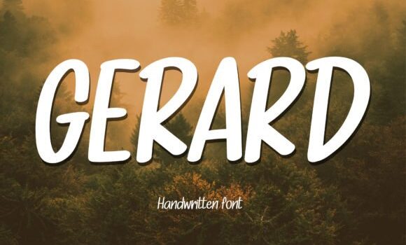 Gerard Font: Fonts Free Download Gerard Font - Featured Image
