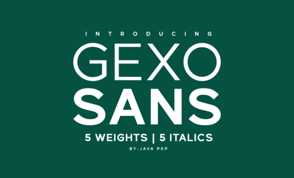 Gexo Sans Font: Fonts Free Download Gexo Sans Font - Featured Image