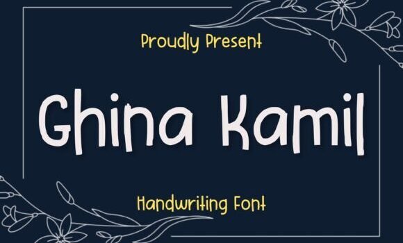 Ghina Kamil Font: Fonts Free Download Ghina Kamil Font - Featured Image