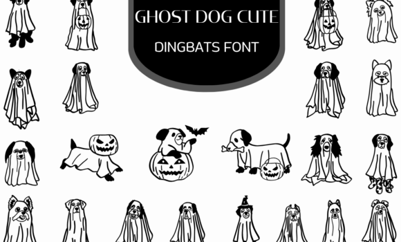 Ghost Dog Cute Font - Featured Image