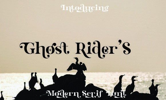Ghost Rider's Font - Featured Image