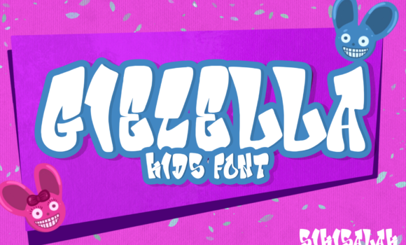 Giecella Kids Font - Featured Image