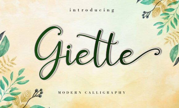 Giette Font: Fonts Free Download Giette Font - Featured Image