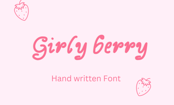 Girly Berry Font: Fonts Free Download Girly Berry Font - Featured Image