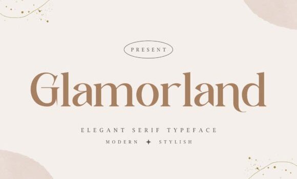 Glamorland Font: Fonts Free Download Glamorland Font - Featured Image