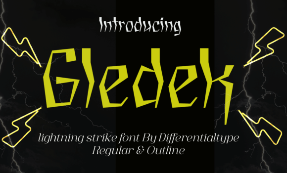 Gledek Font - Featured Image