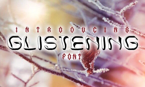 Glistening Font: Fonts Free Download Glistening Font - Featured Image