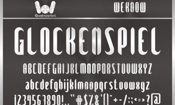 Glockenspiel Font - Featured Image