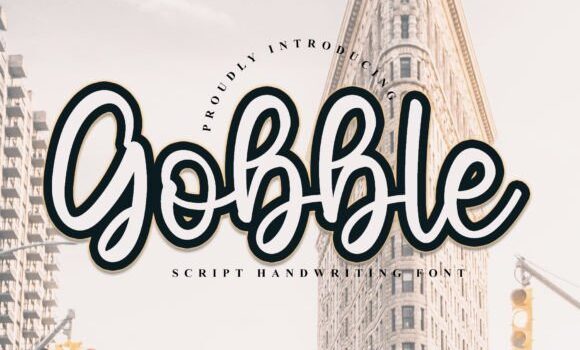 Gobble Font - Featured Image