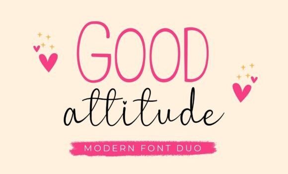 Good Attitude Font - Featured Image