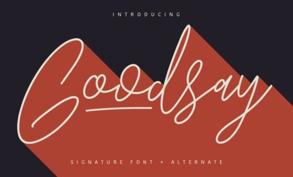 Goodsay Font: Fonts Free Download Goodsay Font - Featured Image