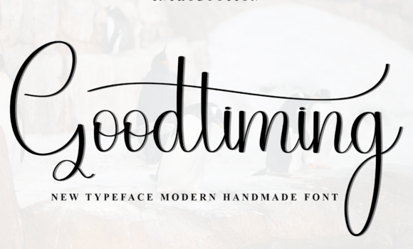 Goodtiming Font: Fonts Free Download Goodtiming Font - Featured Image