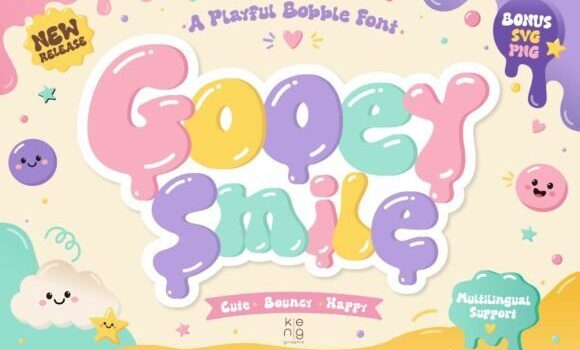 Gooey Smile Font: Fonts Free Download Gooey Smile Font - Featured Image