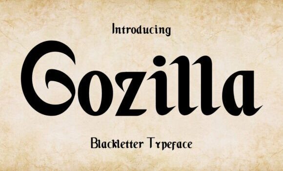 Gozilla Font - Featured Image