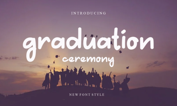 Graduation Ceremony Font: Fonts Free Download Graduation Ceremony Font - Featured Image