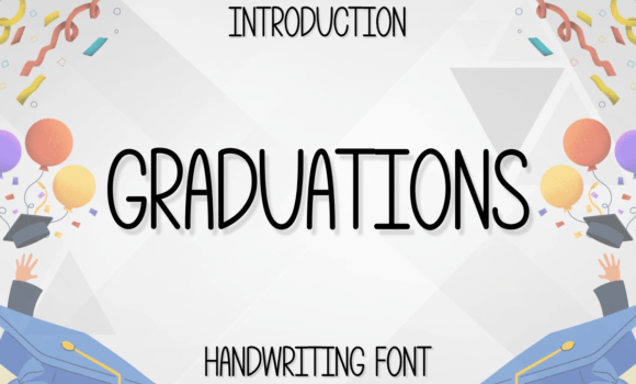 Graduations Font: Fonts Free Download Graduations Font - Featured Image
