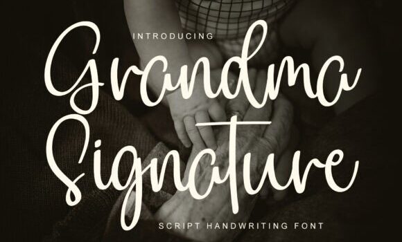 Grandma Signature Font: Fonts Free Download Grandma Signature Font - Featured Image