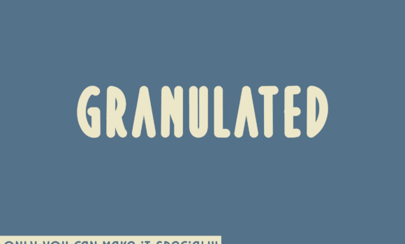Granulated Font - Featured Image