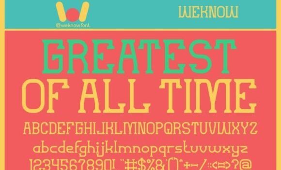 Greatest of All Time Font: Fonts Free Download Greatest of All Time Font - Featured Image