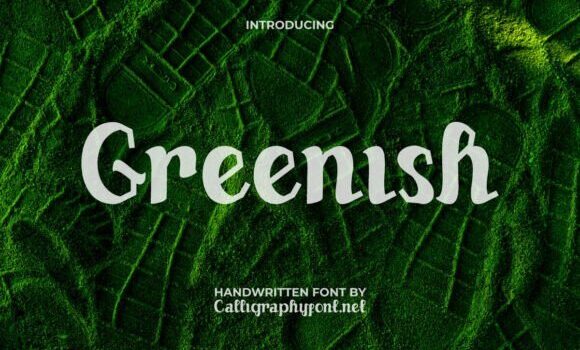 Greenish Font - Featured Image