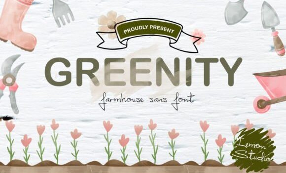 Greenity Font - Featured Image