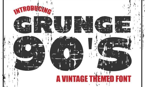 Grunge 90’S Font: Fonts Free Download Grunge 90'S Font - Featured Image