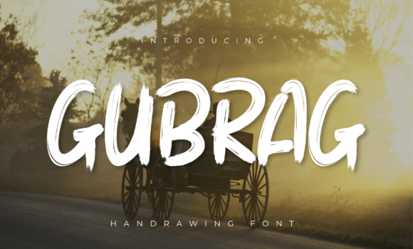 Gubrag Font - Featured Image