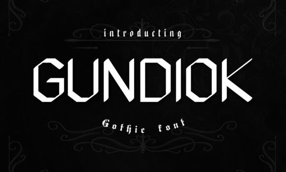 Gundiok Font: Fonts Free Download Gundiok Font - Featured Image