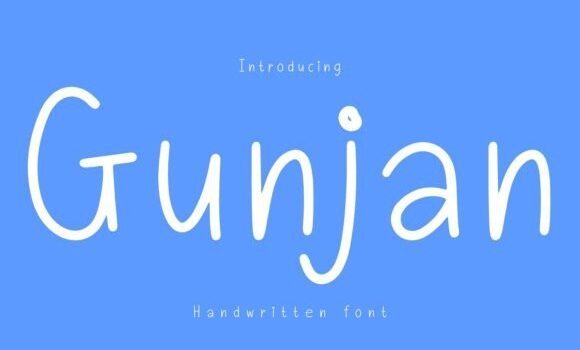 Gunjan Font: Fonts Free Download Gunjan Font - Featured Image