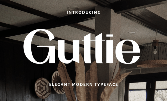 Guttie Font - Featured Image