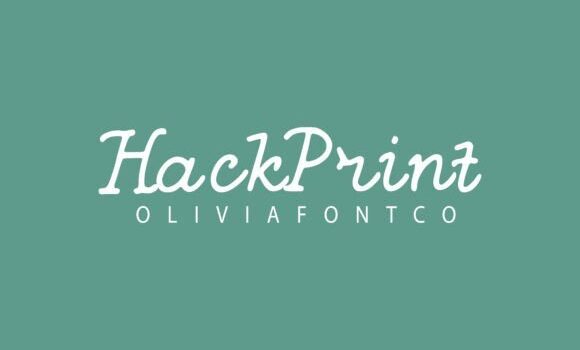 Hackprint Font - Featured Image