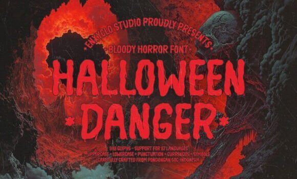 Halloween Danger Font: Fonts Free Download Halloween Danger Font - Featured Image