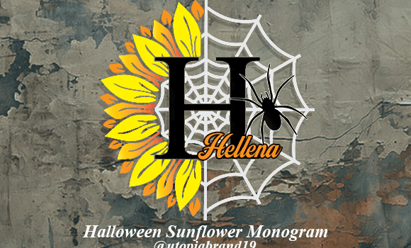 Halloween Sunflower Monogram Font: Fonts Free Download Halloween Sunflower Monogram Font - Featured Image