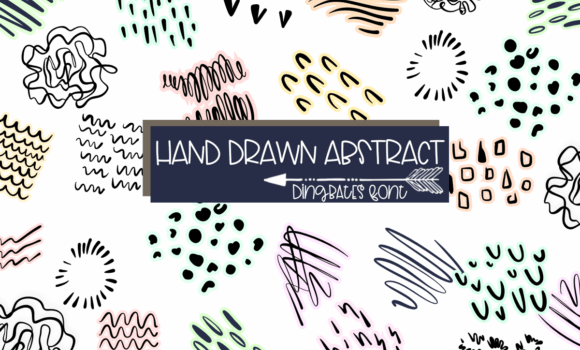 Hand Drawn Abstract Font: Fonts Free Download Hand Drawn Abstract Font - Featured Image
