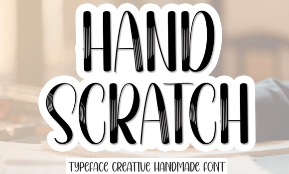Hand Scratch Font - Featured Image