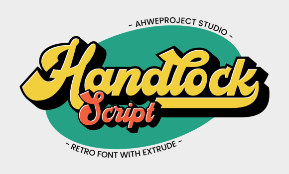 Handlock Font: Fonts Free Download Handlock Font - Featured Image