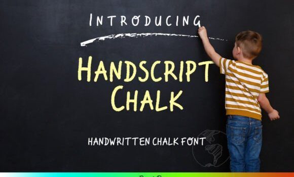 Handscript Chalk Font: Fonts Free Download Handscript Chalk Font - Featured Image