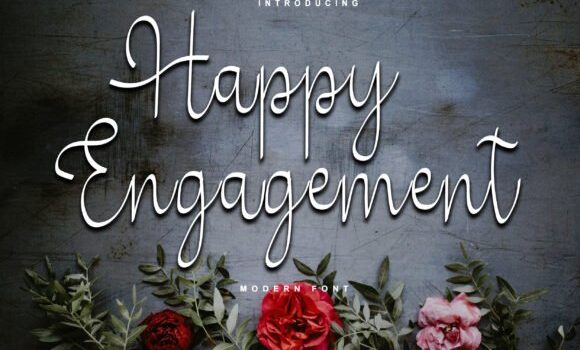 Happy Engagement Font: Fonts Free Download Happy Engagement Font - Featured Image