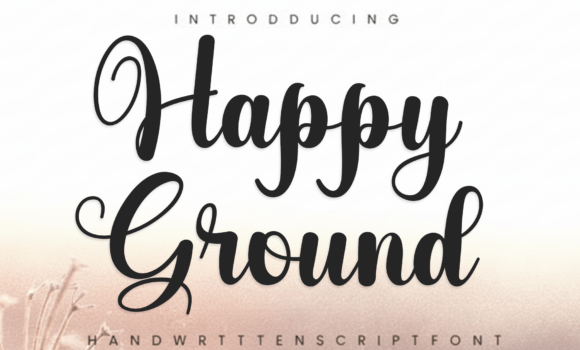 Happy Ground Font: Fonts Free Download Happy Ground Font - Featured Image
