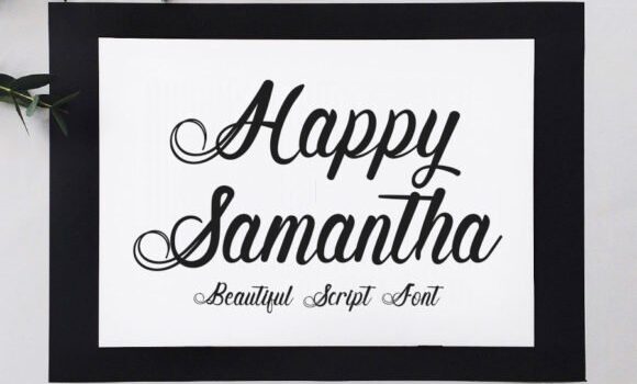 Happy Samantha Font - Featured Image