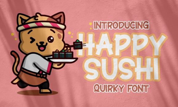 Happy Sushi Font: Fonts Free Download Happy Sushi Font - Featured Image