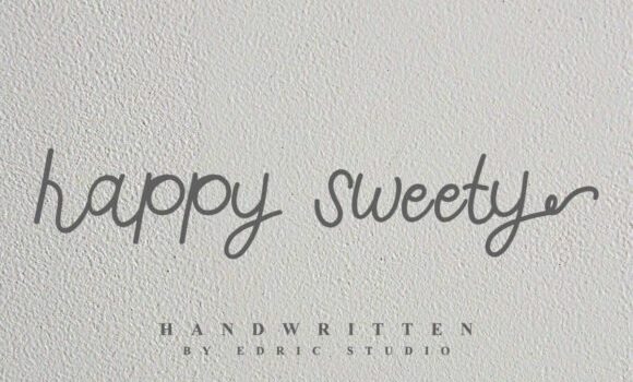 Happy Sweety Font - Featured Image