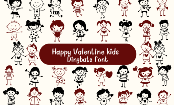 Happy Valentine Kids Font: Fonts Free Download Happy Valentine Kids Font - Featured Image